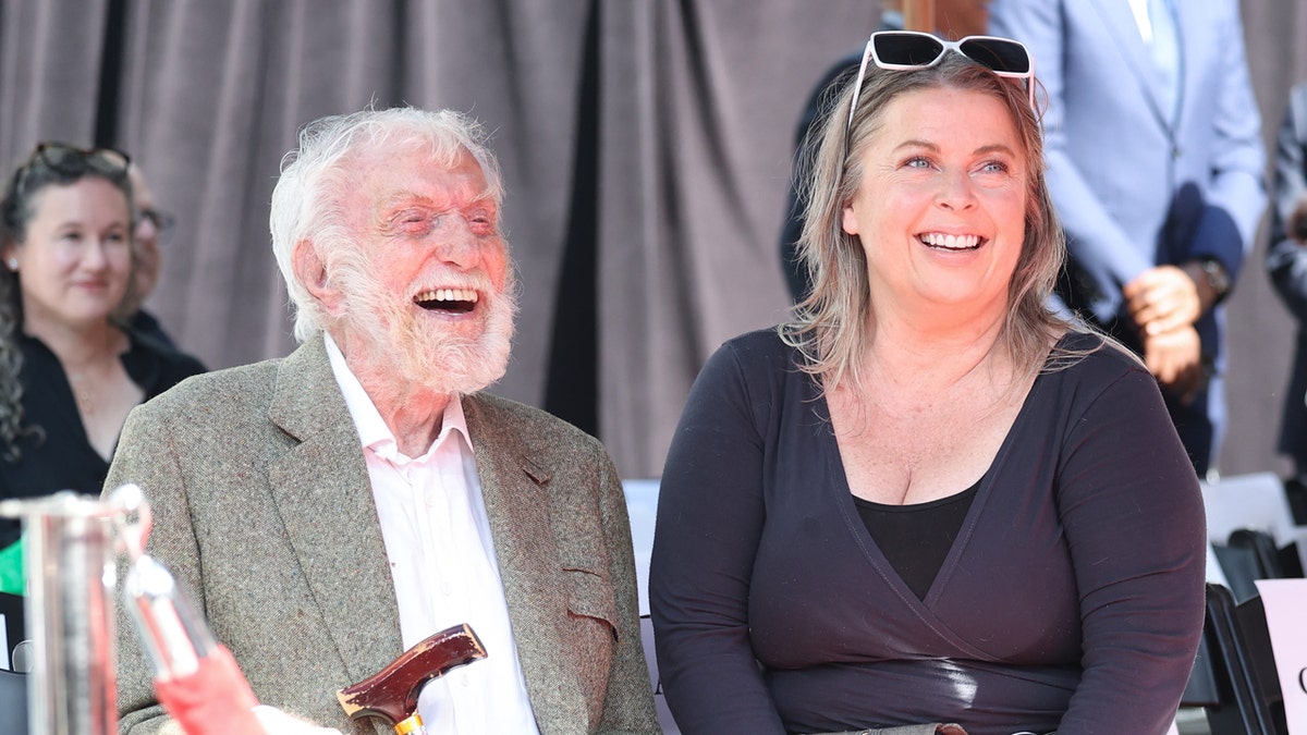 Dick Van Dyke and his wife Arlene attend an event.