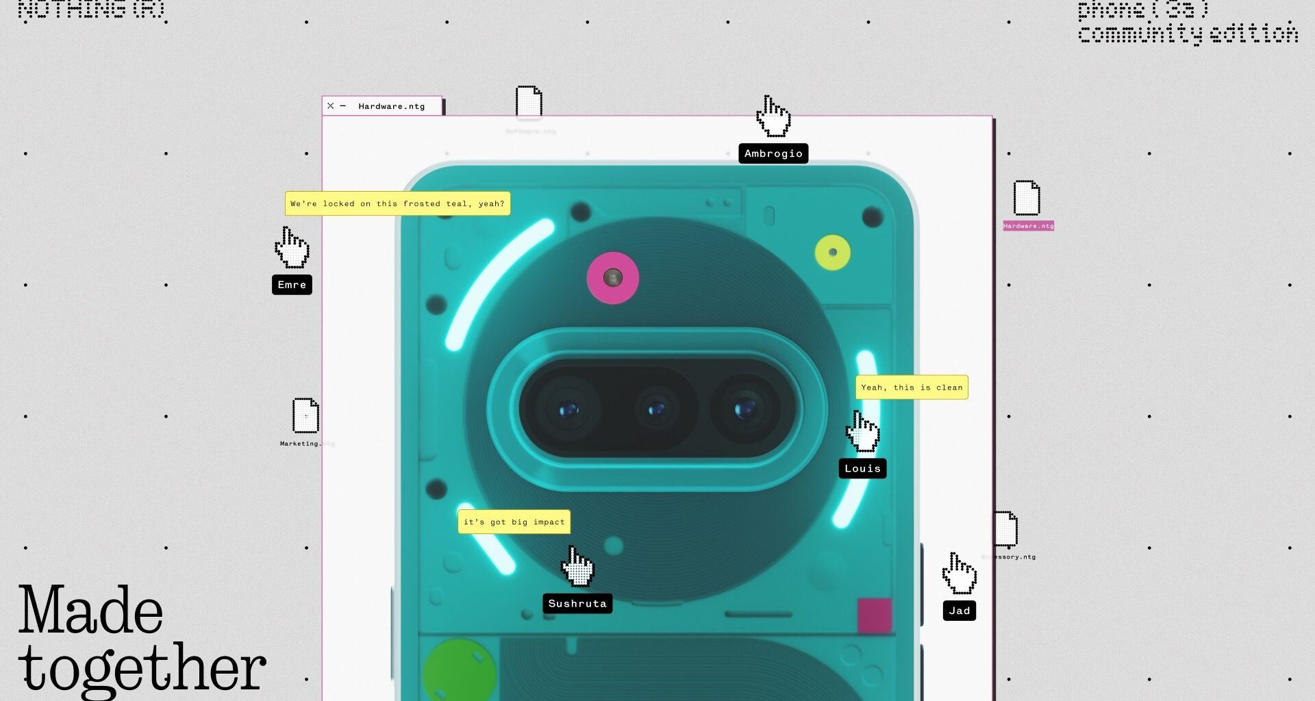 Nothing&#039;s Phone 3a Community Edition.