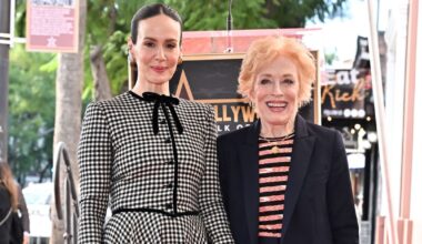 Holland Taylor Spoke at Sarah Paulson’s Star Ceremony