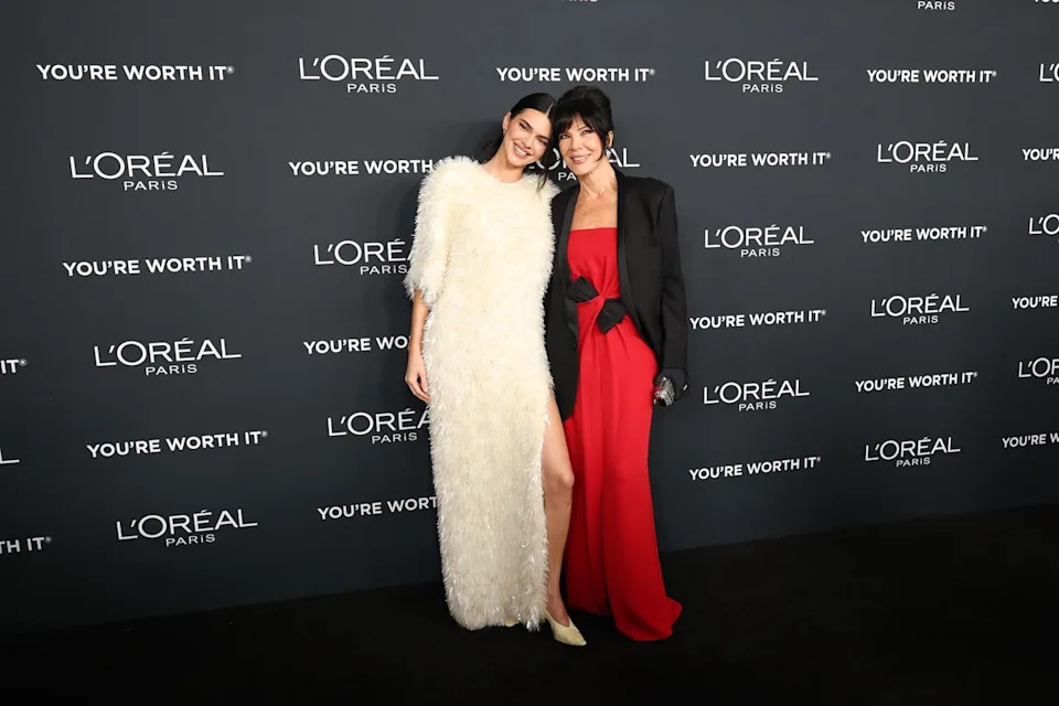 Getty Images Kendall Jenner and Kris Jenner at the 20th Anniversary of L'Oreal Paris Women of Worth held at the Academy Museum of Motion Pictures on December 2