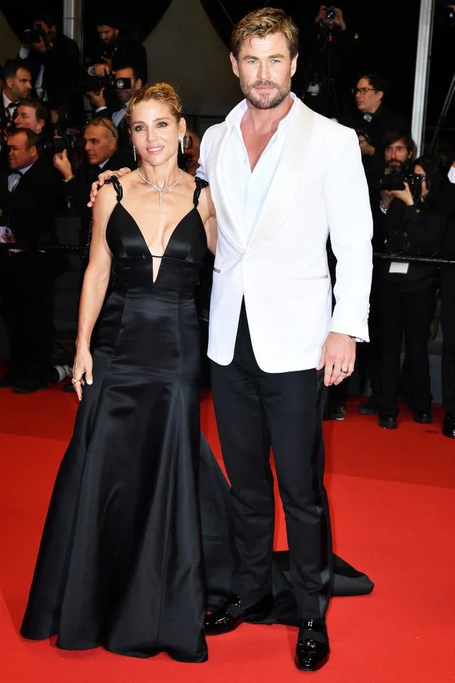 Photo by Dominique Charriau/WireImage Elsa Pataky and Chris Hemsworth on May 15, 2024