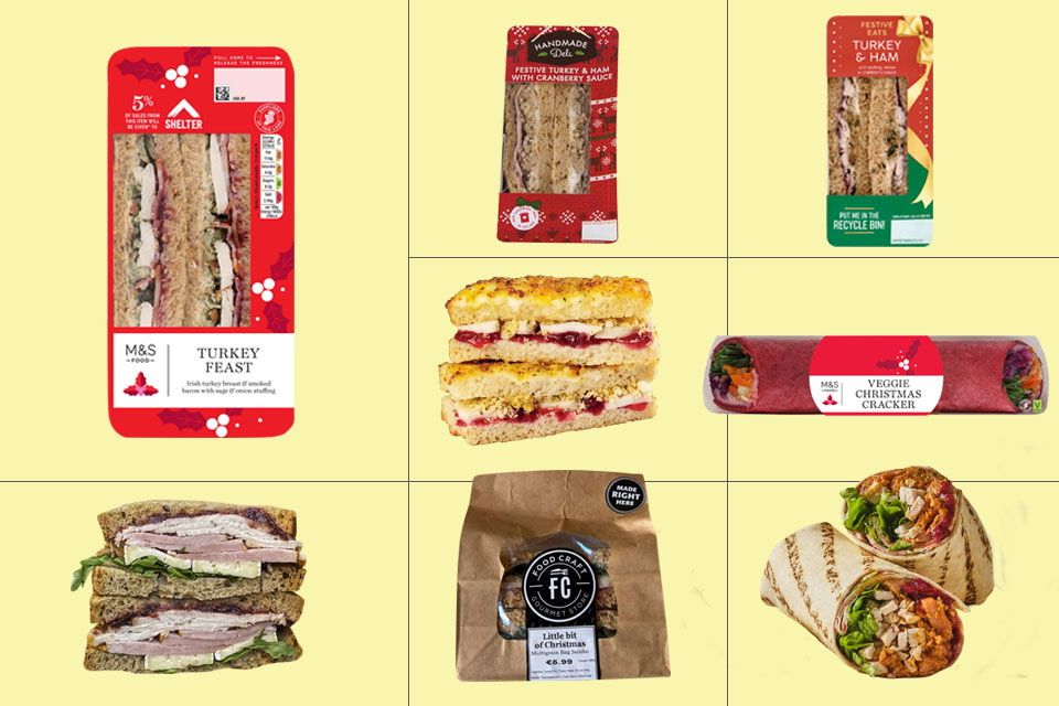 Christmas sandwich taste test