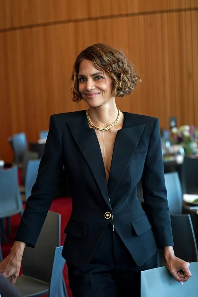 Getty Images Halle Berry speaks onstage during The New York Times DealBook Summit 2025 at Jazz at Lincoln Center on December 3