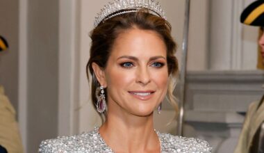 Princess Madeleine of Sweden dazzles in sequin gown and unique tiara at 2025 Nobel Gala
