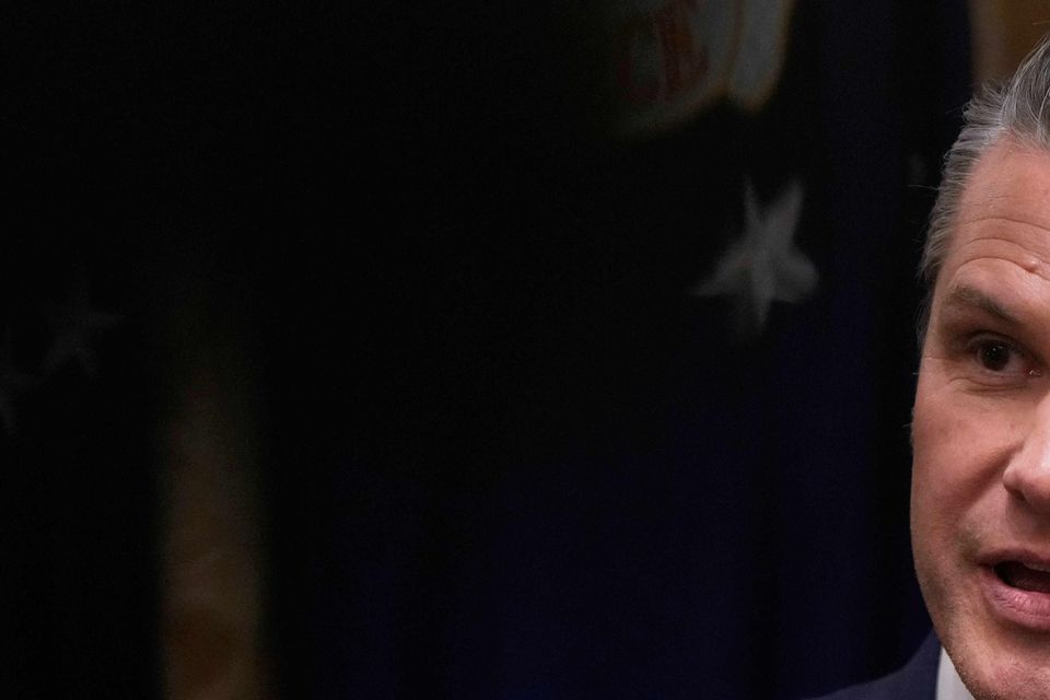 Pete Hegseth described the veteran officer as 'an American hero'. Photo: AP