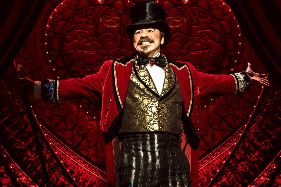 Moulin Rouge! The Musical, which is on in Dublin until January 11. Photo: Matt Murphy