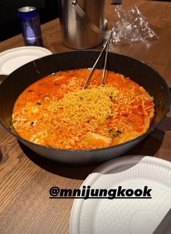 Captured from RM's social media