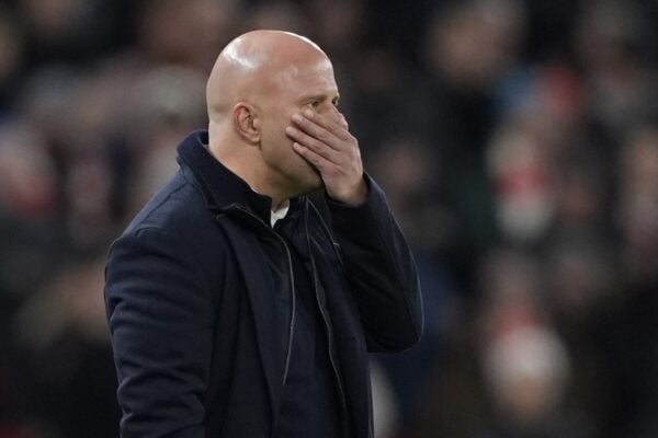 Liverpool manager Arne Slot during the Premier League match at Anfield, Liverpool. Picture date: Wednesday December 3, 2025.