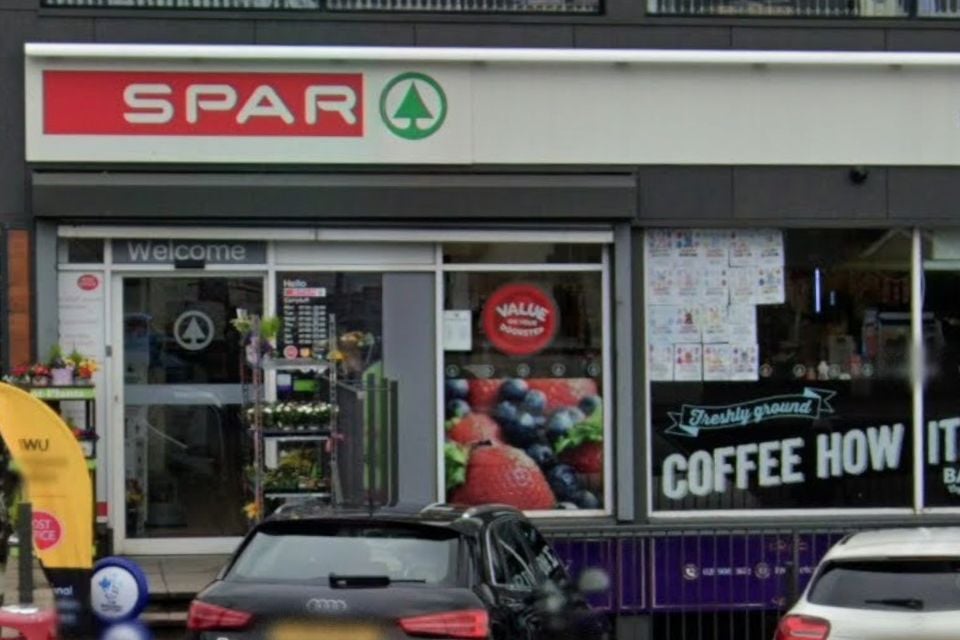 The Spar store in Carryduff Photo Credit: Google Maps