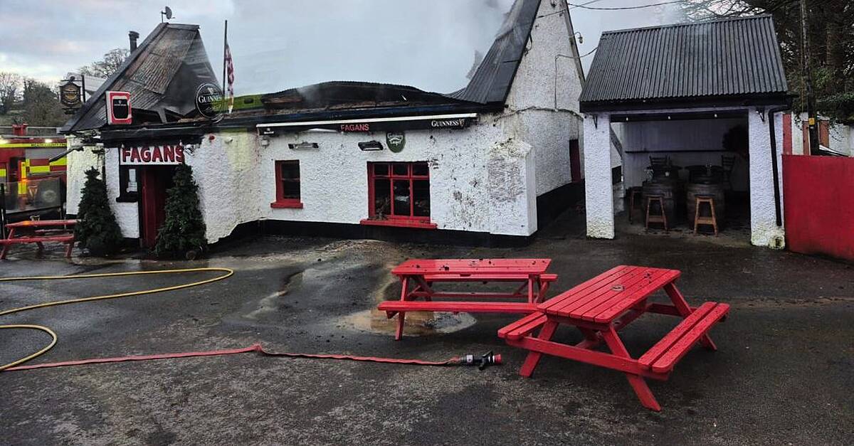 Fire destroys 150-year-old pub in Co Meath