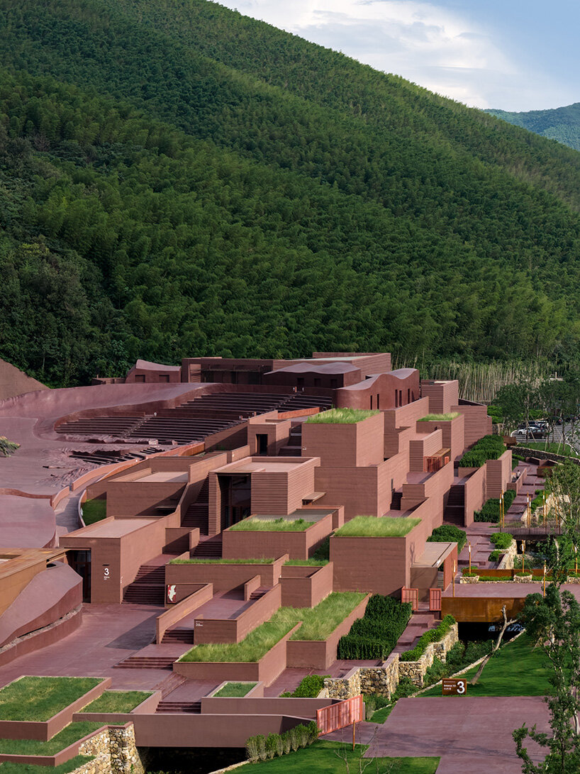 GOA crafts an open-air theater in china where birds and humans share the same stage