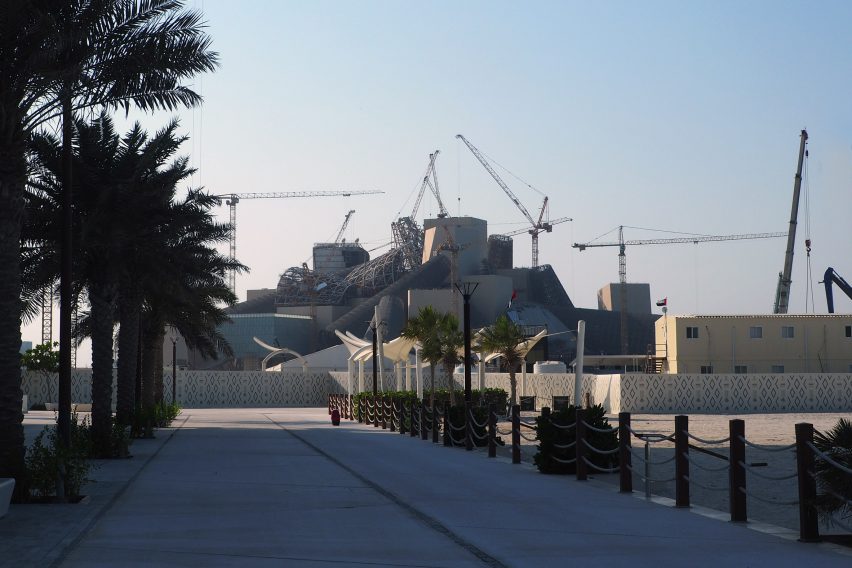 Saadiyat Island museum by Frank Gehry