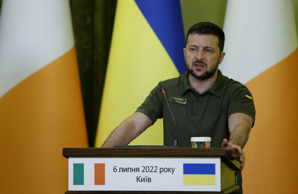 Why is Ukrainian President Volodymyr Zelenskyy visiting Ireland tomorrow?