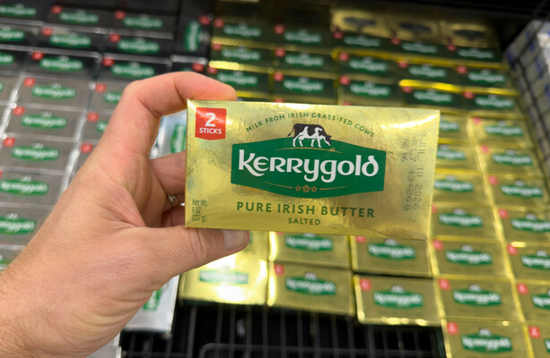 Does the US really buy 80% of its imported butter from Ireland?