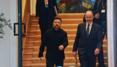 Portuguese, French and PSNI anti-drone police units deployed in Dublin during Zelenskyy visit - The Journal