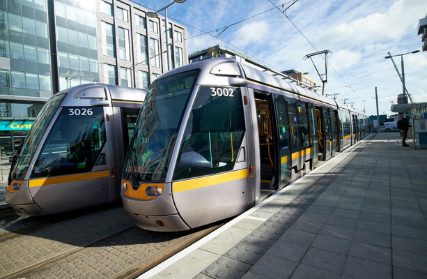 Chaos for commuters as both Luas lines impacted by power outage - The Journal