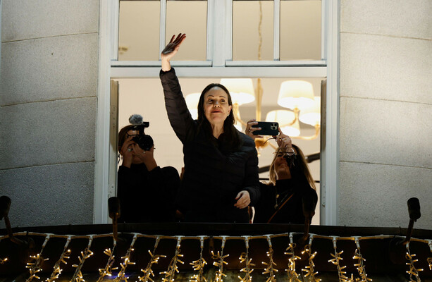 Venezuelan opposition leader emerges from hiding after winning Nobel