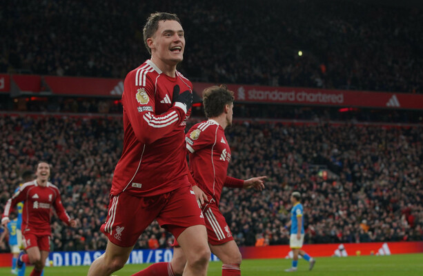 Florian Wirtz nets first goal for Liverpool in nervy win over bottom side Wolves