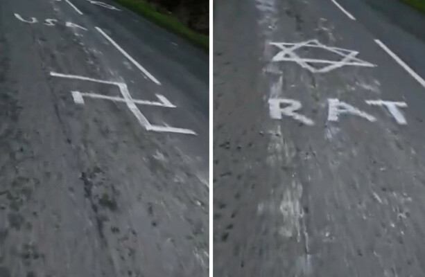 Antisemitic graffiti painted on two roads in Louth condemned as 'unacceptable attack' - The Journal