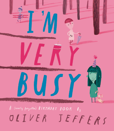 I'm Very Busy spreads from children's illustrated book