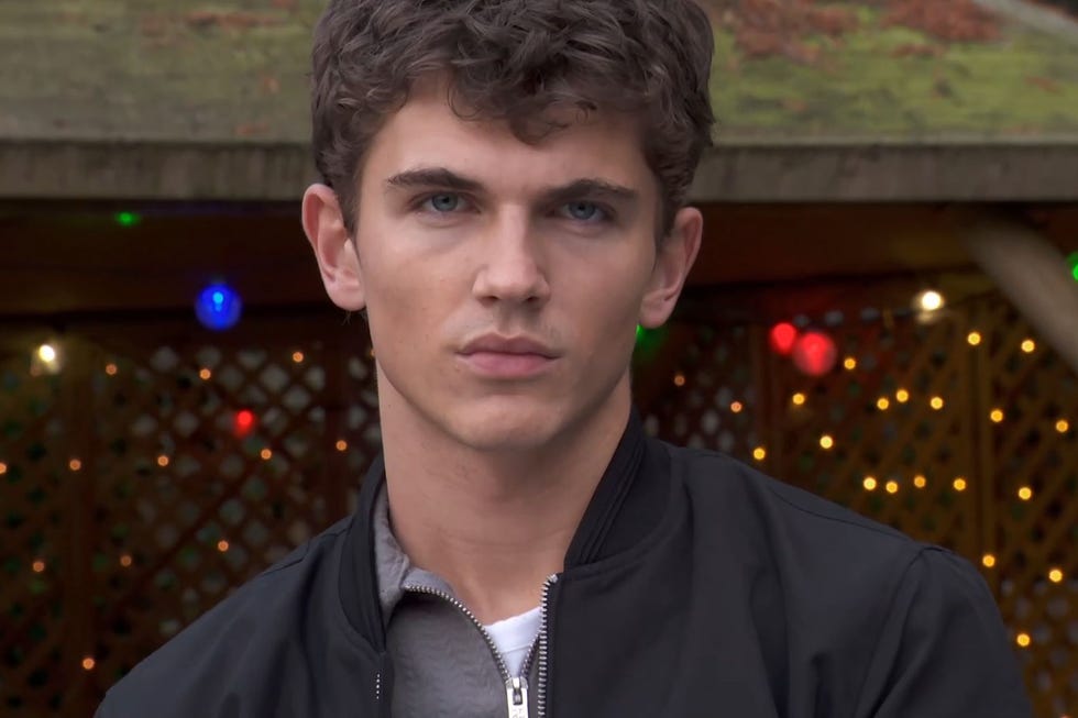 Hollyoaks Lucas Hay hollyoaks lucas hay staring directly as the viewer with an evil look on his face