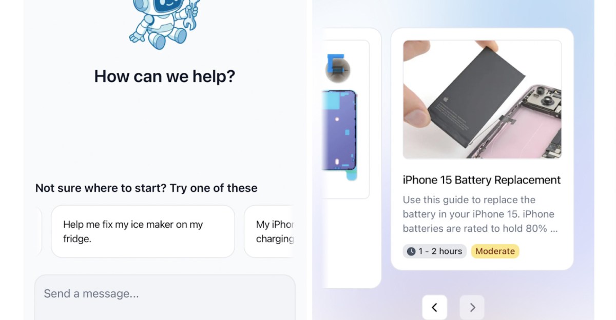 iFixit’s FixBot helps with repairs ‘the way a master technician would’