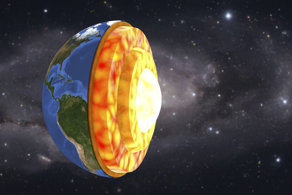 Inner core of Earth