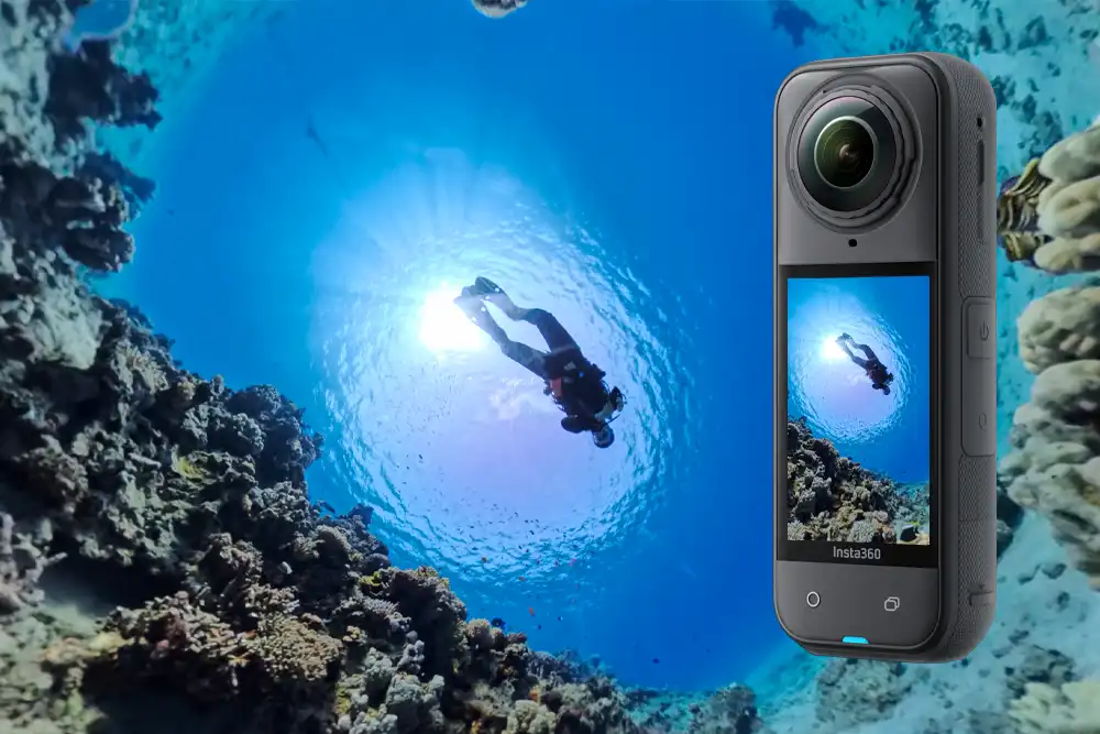 Insta360 X5 action camera dive bundle review