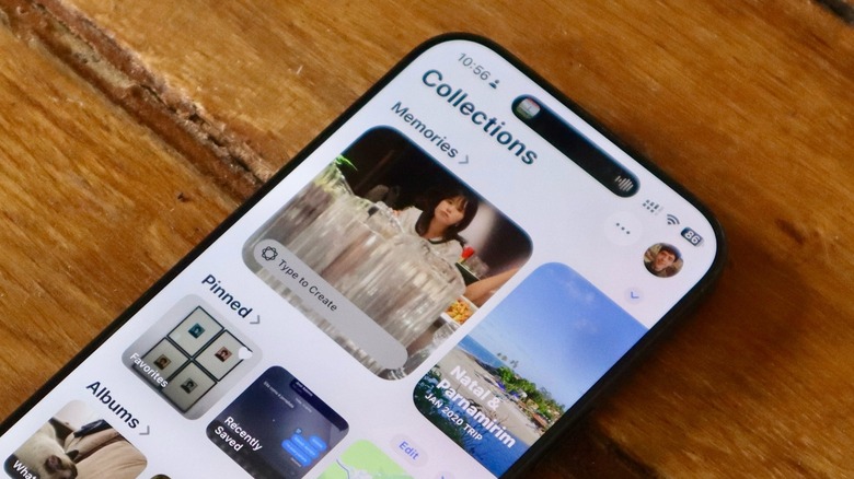 Apple's Photos app on iOS 26