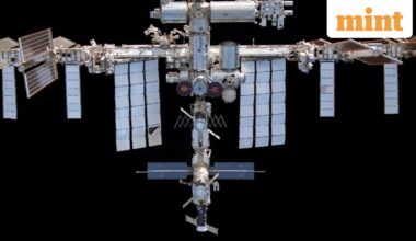 The International Space Station Credit: NASA website)