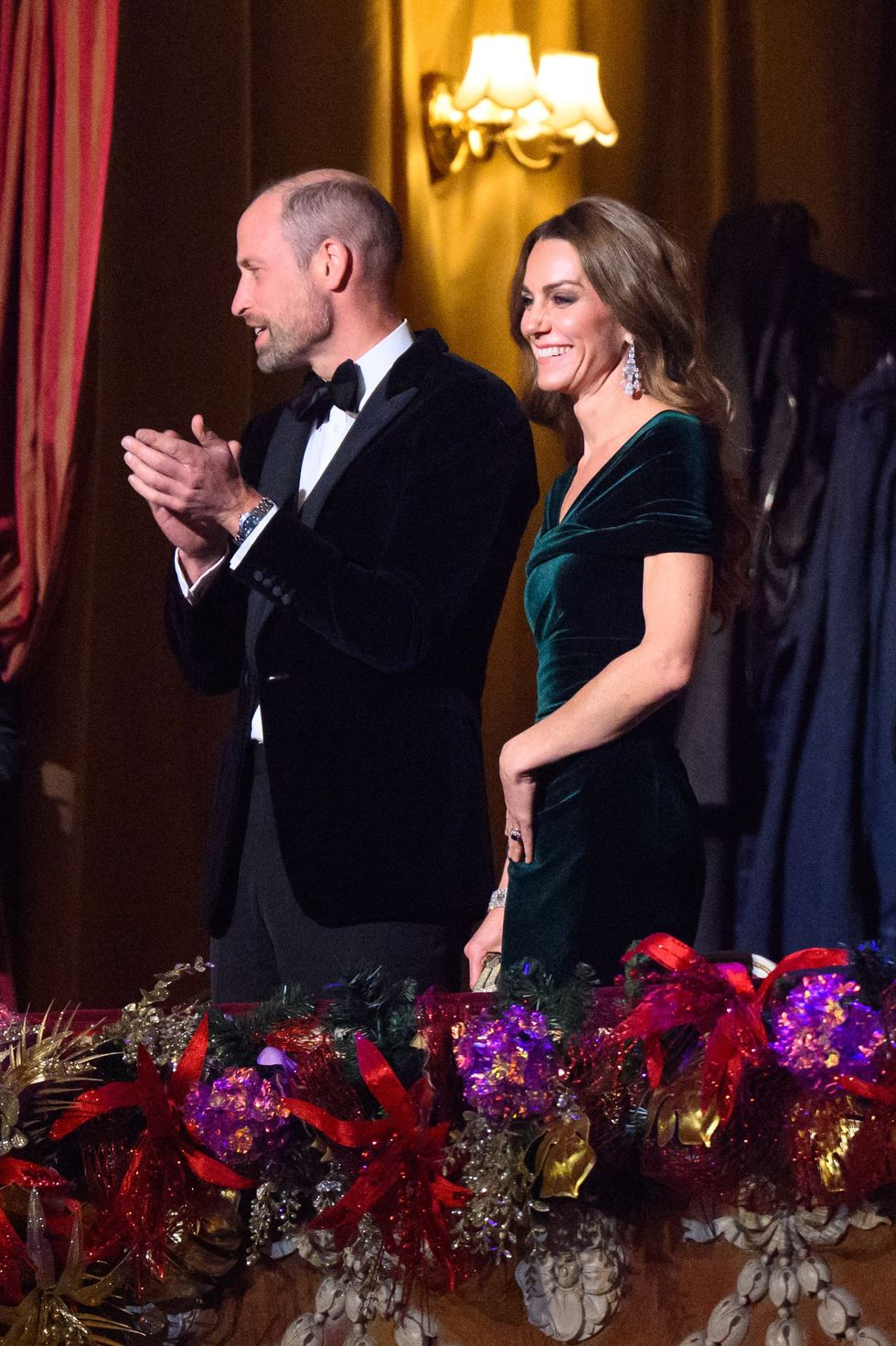 ITV Royal Variety: Prince William and the Princess of Wales