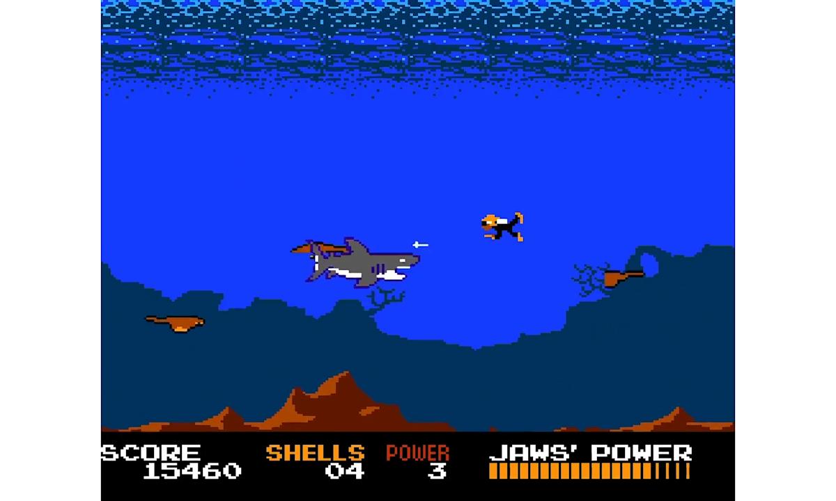 The NES game Jaws is getting a retro physical re-release on Switch and PS5