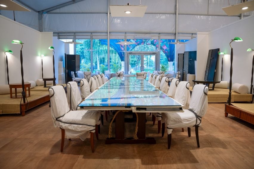 Table made from walls