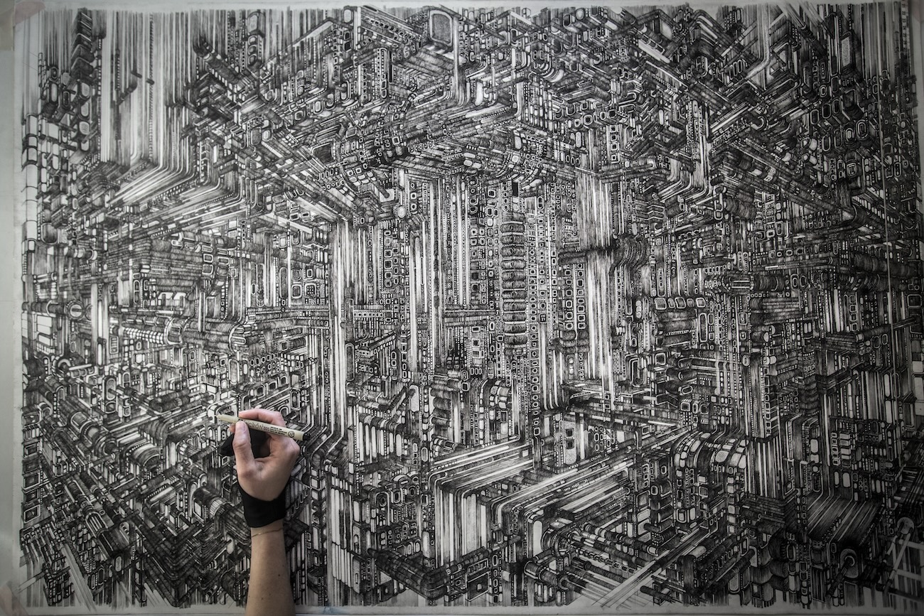 Architectural Drawing by Margritt