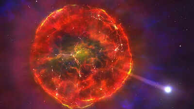 NASA spots a mysterious red sphere hurtling through space at record speed, leaving scientists scrambling for answers