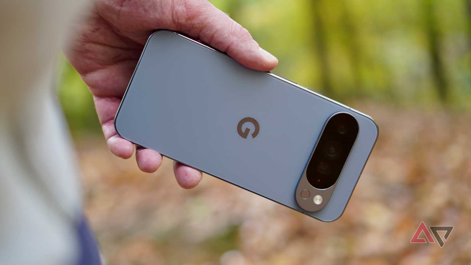 A person holding the Google Pixel 10 Pro XL