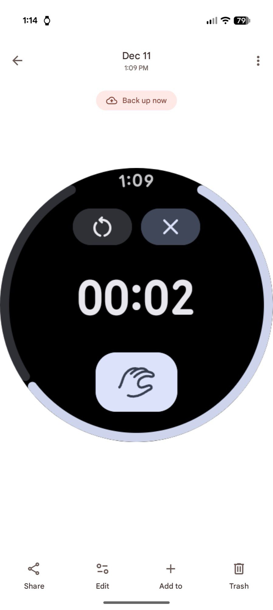 pixel watch automatically saved screenshot view in photos 1