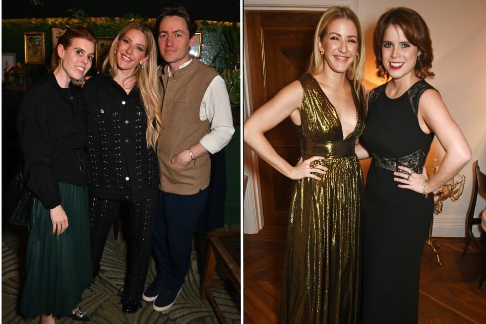 Princess Beatrice and Princess Eugenie, Ellie Goulding