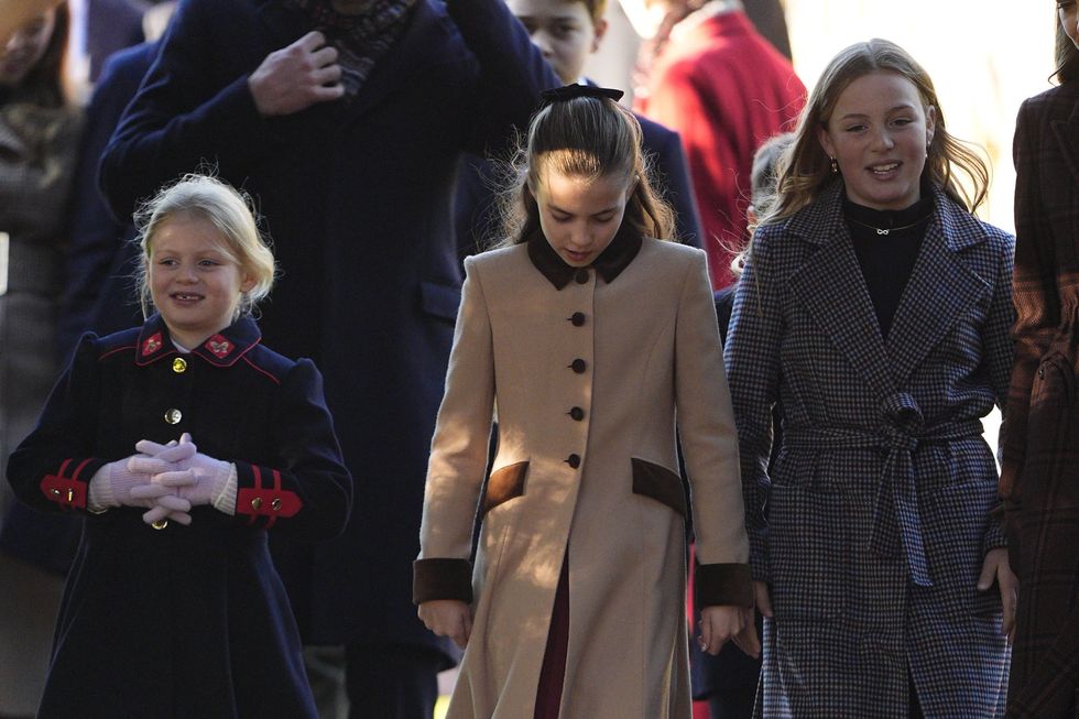 Princess Charlotte, Lena Tindall and Mia Tindall