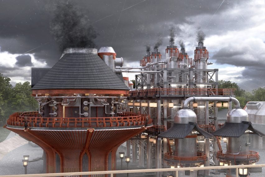 Tectonic Encounters: Revealing Alternate Timelines Through Architectural Hybridisation by Christopher Elias