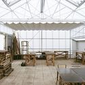 © Mary Gaudin An Educational Farm on the Roof / rerum architectes - Interior Photography, Beam, Chair