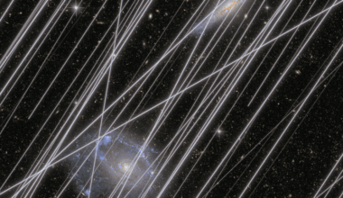 Satellites keep photobombing the Hubble telescope, and it’s getting worse