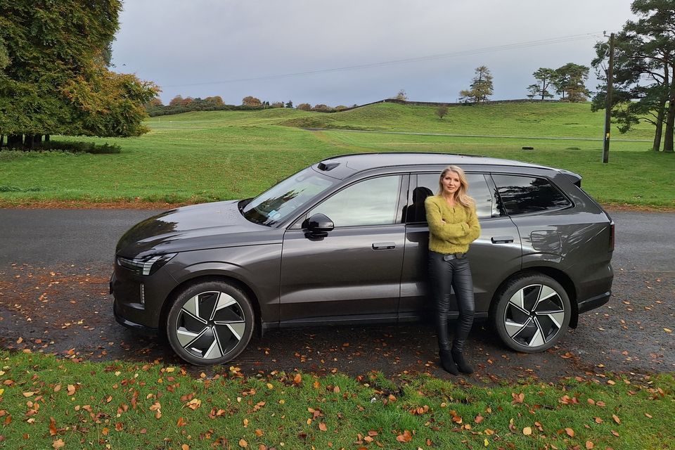 Geraldine Herbert test drives the Volvo EX90 Twin Motor Performance Electric Ultra. Photo: Paul Herbert-Kane