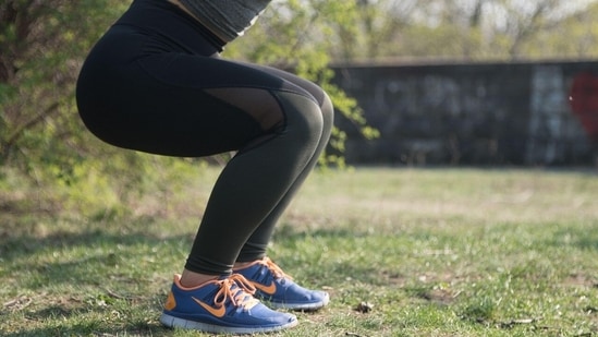 Ten squats every 45 minutes are equal to 10,000 steps per day. (Pixabay)