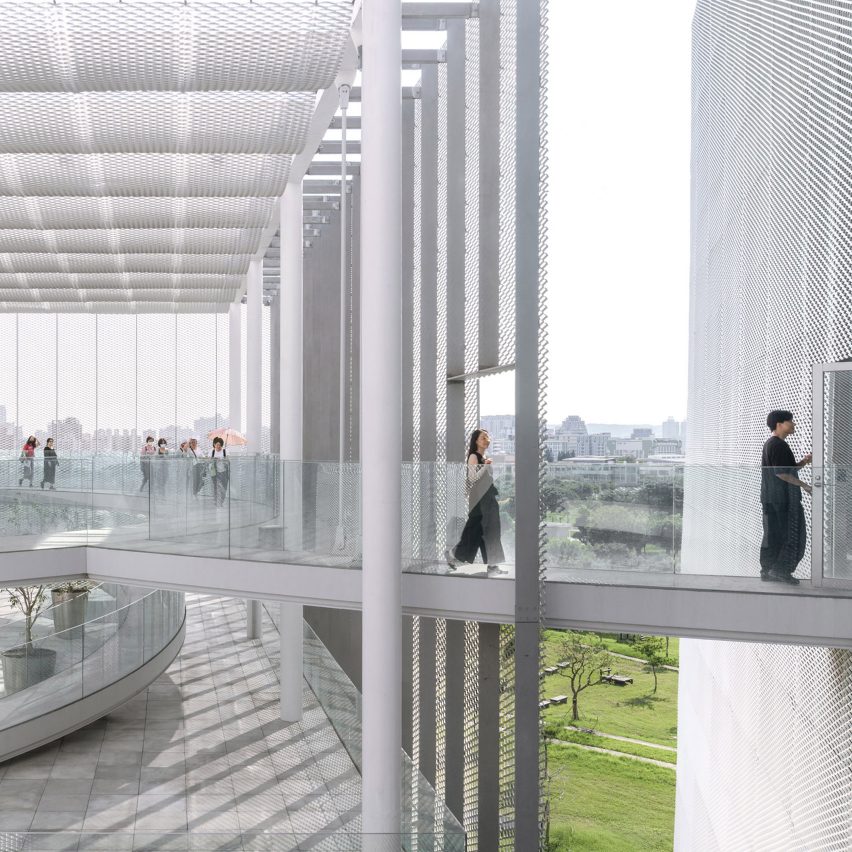 Taichung Green Museumbrary in Taiwan by SANAA