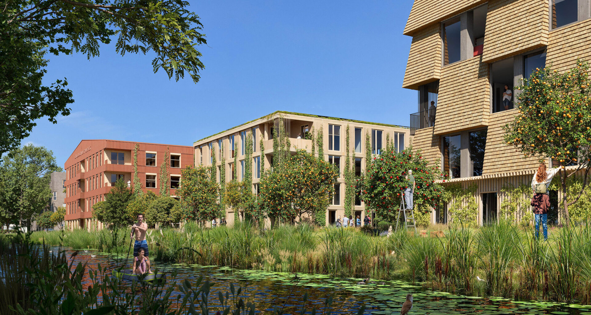 The Erven housing by White Arkitekter