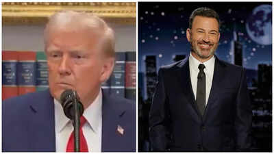 'If I can't beat him then I shouldn't be ... ': Trump mocks Jimmy Kimmel; calls him 'horrible'