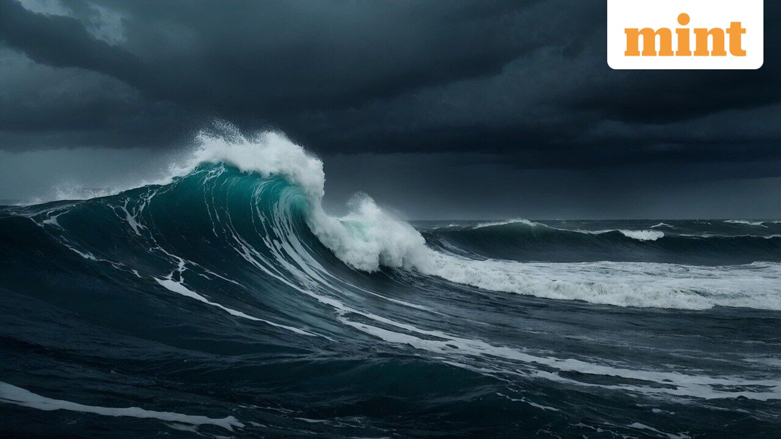 Illustration showing a tsunami wave. For representational purposes.