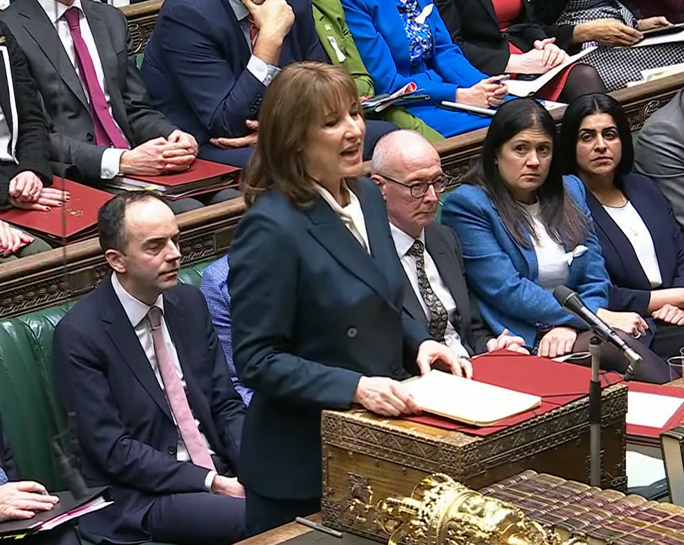 \u200bRachel Reeves delivering the Budget