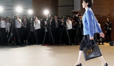 Japan's Takaichi wins fans with style and 'work, work, work' mantra